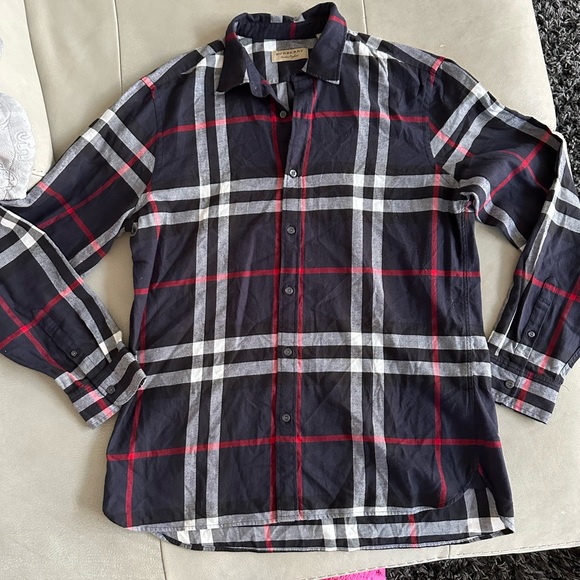 Burberry Plaid Button Up - Picture 2 of 6